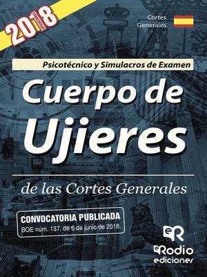 cover image of Cuerpo de Ujieres de las Cortes Generales. Psicotécnico y Simulacros de Examen